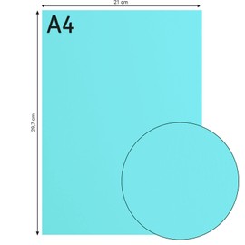 Florence Cardstock Smooth - Coloured Card Making Supplies A4 - Blue - 10 Sheets - Coloured Paper for Scrapbooking, Card Making, Die Cutting and Paper Crafts - 216 GSM - Sky