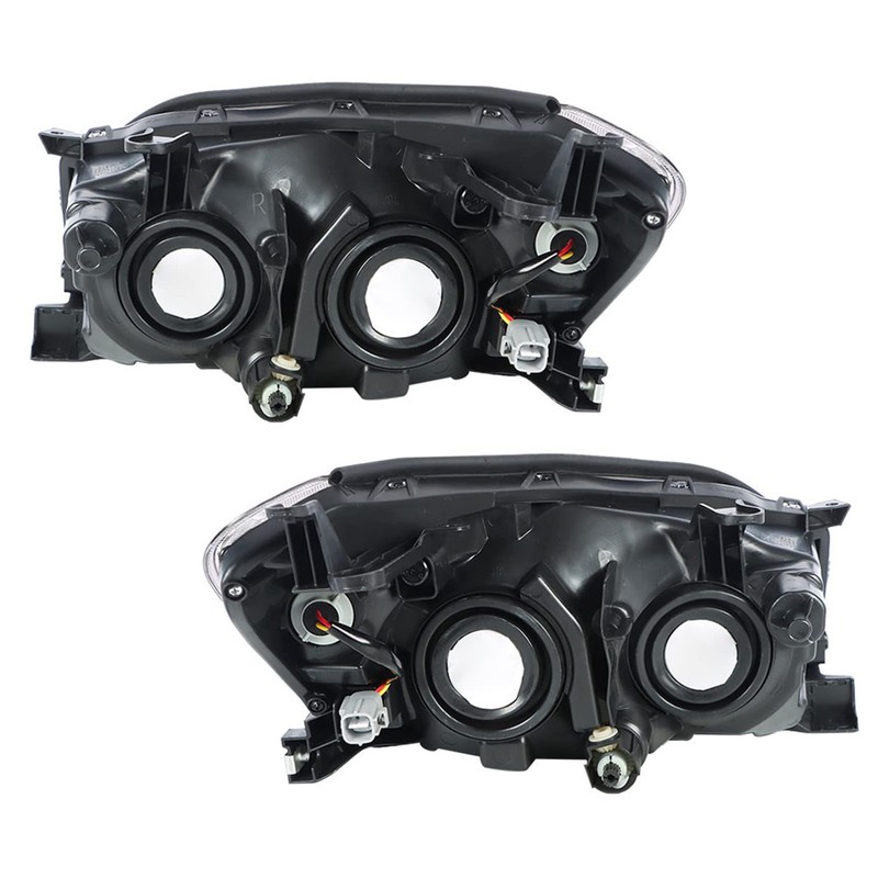 labwork Replacement for 2009-2012 Toyota Rav4 Black Projector Headlight Assembly