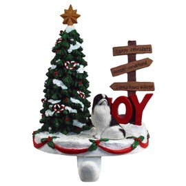 DogLoverStore Japanese Chin Stocking Holder Hanger Black