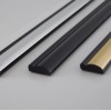 Trim Gard Black & Chrome 1/2" x 20' Universal Trim-Gard