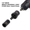 Mayouko 55PCS 1/4 Inch Drive Master Impact Socket Set, Metric/SAE,