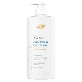 Dove Shampoo Coconut & Hydration for Dry Hair with Bio-Protein Care Technology and Coconut Oil 28 Fl Oz