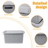 Fruit and Vegetable Storage Basket for Kitchen Counter,Stackable Storage Bins