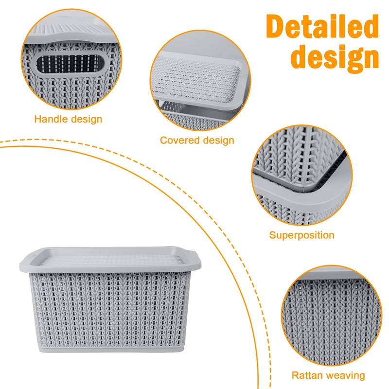 Fruit and Vegetable Storage Basket for Kitchen Counter,Stackable Storage Bins