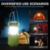 Camping Lantern 5000mAh Solar Hand Crank Telescopic LED Flashlight Portable