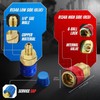 Flexzion R134A Adapter Quick Coupler Set - Straight Design Brass