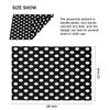 Polka Dot Retro Placemats Set of 6 Washable, Wipeable Fabric