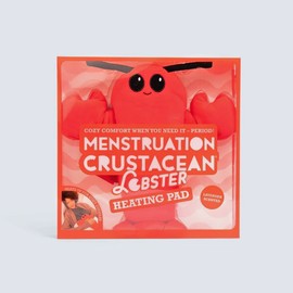 Relatable Meme Menstruation Crustacean Lobster Lavender Scented 14" Heating Pad