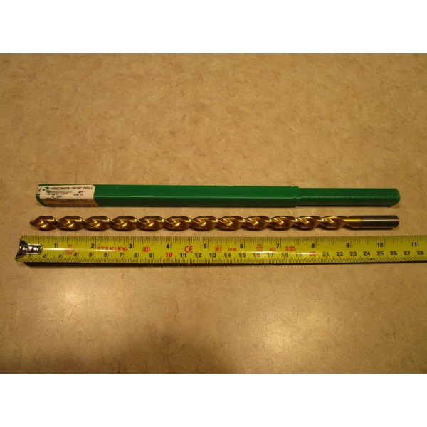 CLEVELAND PRECISION TWIST 3/8" PARABOLIC TIN COAT EXTRA Length Drill