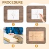 Betagt Electrocardiogram Router Templates for Woodworking, Acrylic Teardrops Inlay Templates,