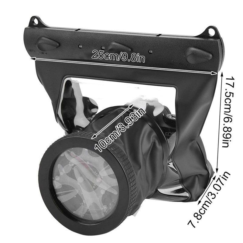 Diyeeni Underwater Case for DSLR Cameras, Underwater Camera Housing, Dustproof