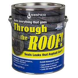 Sashco 14004 Gallon Clear Roof Sealant