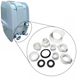 WiseWave Premium Full Rebuild Set: Compatible with Lay Z Spa SaluSpa Coleman Portable Inflatable Bubble Hot Tubs Spa AirJet and HydroJet Models Durable Easy-Fit Spa Repair Leak