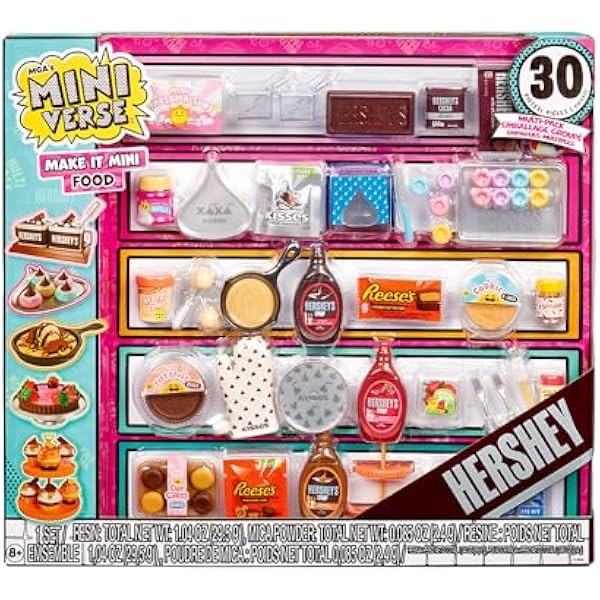 MGA's Miniverse Make It Mini Food Hershey Multipack Mini Collectibles,