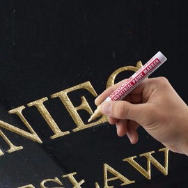 LEVIATAN Gravestone Restoration Kit - Gravestone Restoration Kit, Inscription Restoration, Headstone Restoration, Tombstone Restoration, Tombstone Inscription Renewal, Oil Marker Gold