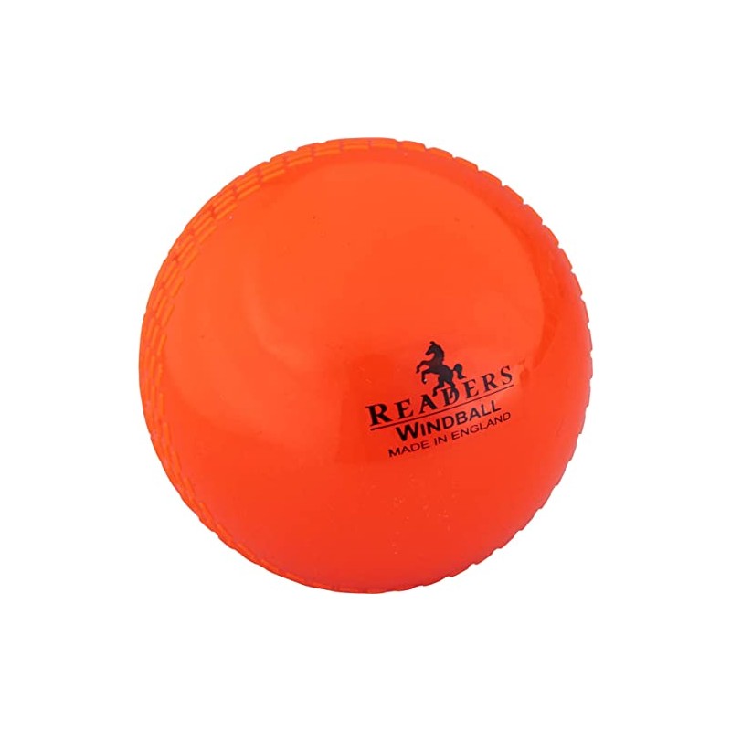 Readers Windball Cricket Soft Ball, Orange Pack Of 6
