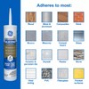 GE Advanced Silicone Caulk for Window & Door, White, 10