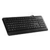 Wired Large Print Keyboard White Bold Jumbo Letters Silent Backlit