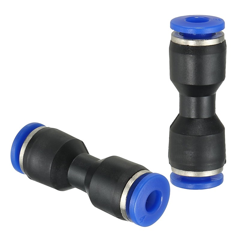 PATIKIL 4mm Push to Connect Fittings, 5Pcs Plastic Air Line