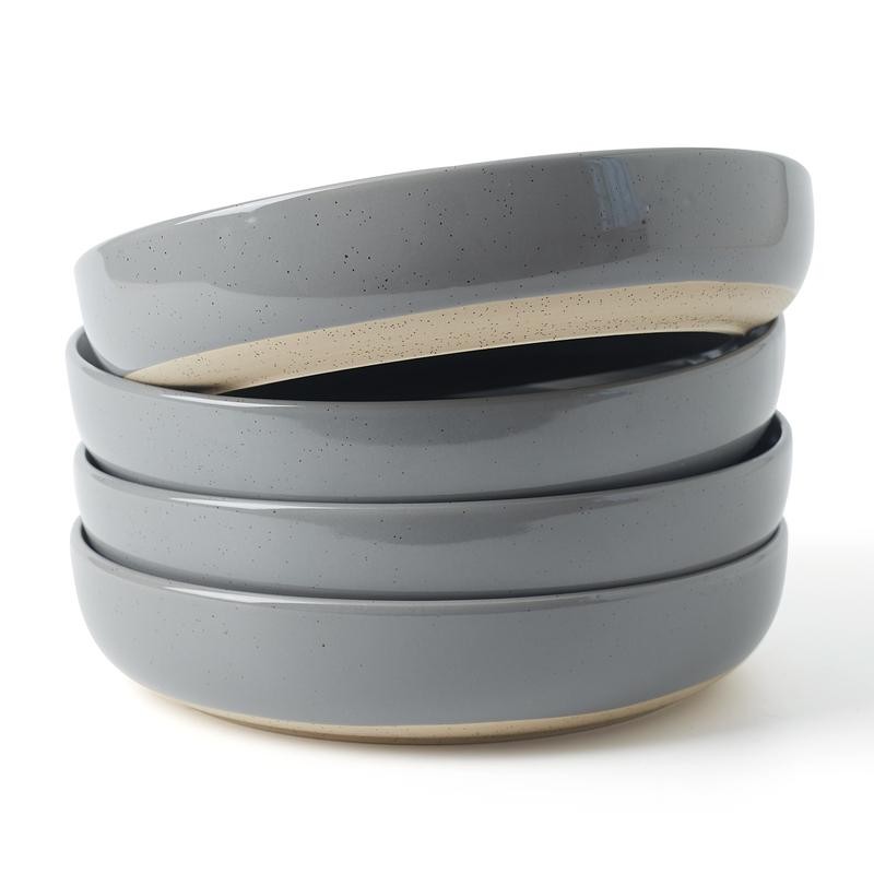 Famiware Milkyway 4-piece Stoneware 33-oz Pasta Bowl Set - Color: