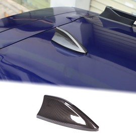 Car Shark Fin Antenna Cover Trim Compatible with 2022 2023 2024 Subaru Crosstrek/BRZ/WRX/Toyota GR86 Car Radio Signal Car Roof Aerial Base Radio Signal Waterproof Top Mounted Antenna ABS Accessories