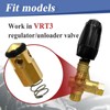 Generic Pressure Washer VRT3 Regulator Valve Kits, Unloader Check Valve