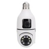 Light Bulb Security Cameras Motion Detection Dual Lens Light Socket