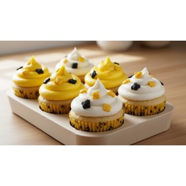 NCS Bumble Bee Shaped Edible Sprinkles – Black & Yellow Cupcake, Cake & Cookie Decorations, 8 oz