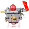 HUZTL BVM200FE Carburetor for Poulan 545081857 Craftsman Leaf Blower 358794765