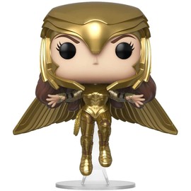 Funko Pop! Movies: Wonder Woman 1984 - Wonder Woman Gold Flying (Metallic), Multicolor