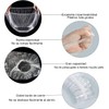 GUDREN Gorro De Ducha Desechable, 100 Pcs Cofias Desechable PláStico