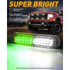 Flashing Lights Emergency Strobe Lights 8pcs 12 LED Sync Safety