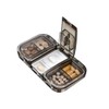 2 in 1 Portable Pill Organizer Pill Cutter Dustproof and