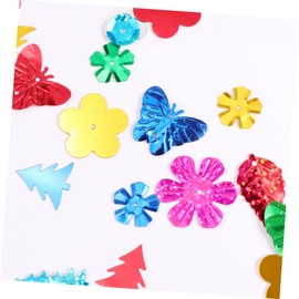 Tofficu 2pcs 50 50g Assorted Color Sequins Glitter Nail Art Supplies DIY Craft Sequins for Decorations