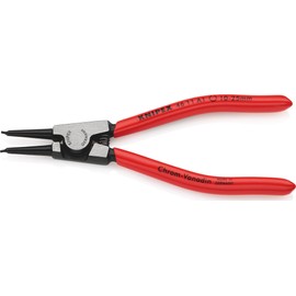 Knipex Circlip Pliers for external circlips on shafts black atramentized, plastic coated 140 mm (self-service card/blister) 46 11 A1 SB