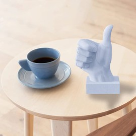 FineInno Thumbs Up Gesture Candle Mold, 3D Hand Shape Resin Mold, Finger Silicone Mold for Soap, Candle Making, DIY Plaster Sculpture Clay Crafts, Home Decor