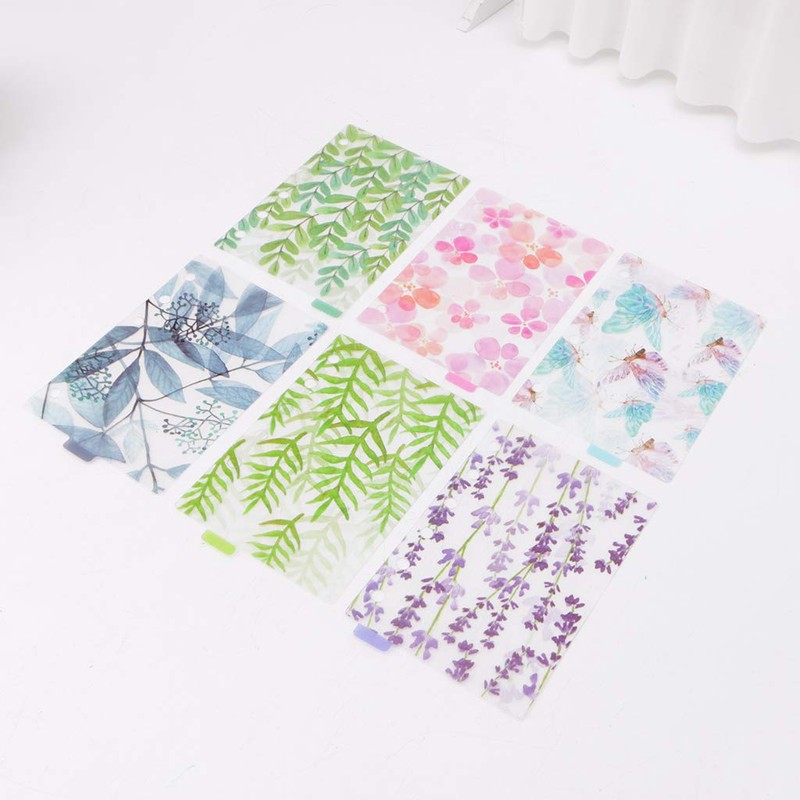mdhsh A5 A6 A7 Catoon Clear Divider Index Pages Classified