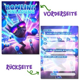 Vielucks 15 x Film Genre Invitation Cards – DIN A6 – Original – with Sticker, Invitation Cards Children's Birthday Girl Boy, Birthday Invitations, Party Decoration, Invitation First Day of School