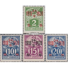 Estonia 68-72 (complete.issue.) fine used/cancelled 1928 10 years Independence (Stamps for collectors)
