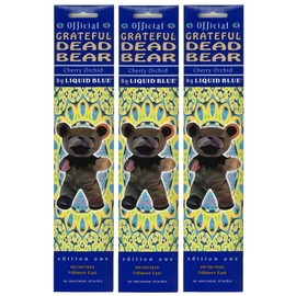 Bean Bear Incense Sticks, Cherry Orchid, 3 pcs, GONESH BEAN BEAR INCENSE STICK CHERRY ORCHILD / JI507 (ST.STEPHEN)