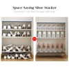 beehomay Shoe Slots Organizer Durable and Thick,Elephant-Shaped Adjustable Shoe Stackers,Space