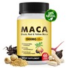 Organic Maca Root Black, Red, Yellow 1900 MG per Serving