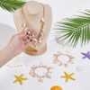 UNICRAFTALE Shell Starfish Necklace Bracelet Sets for Women 1Pc Shell