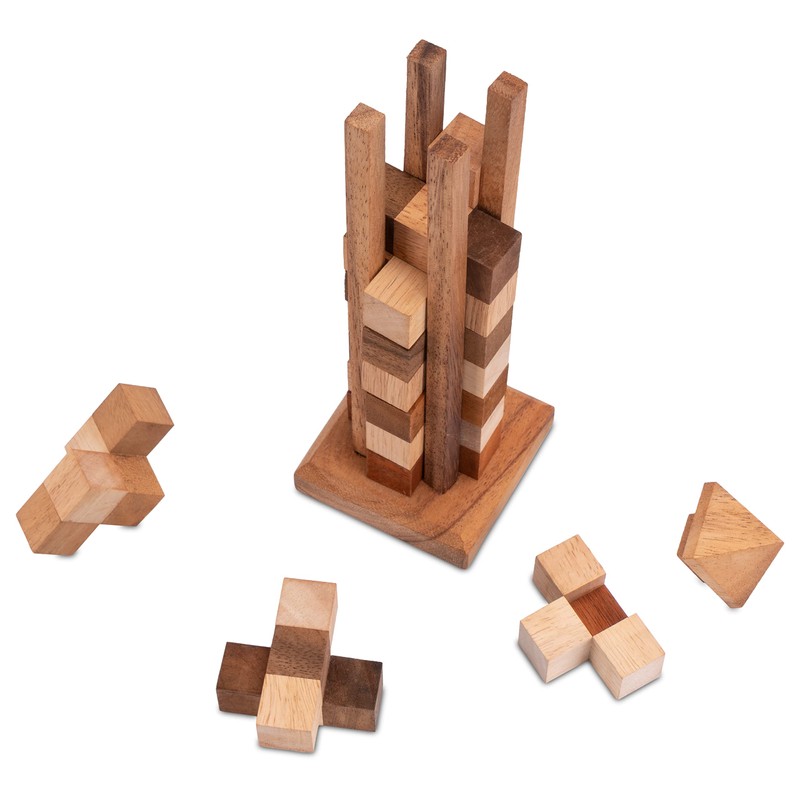 LOGOPLAY Sky Tower - Skyscraper - 3D Puzzle - Thinking