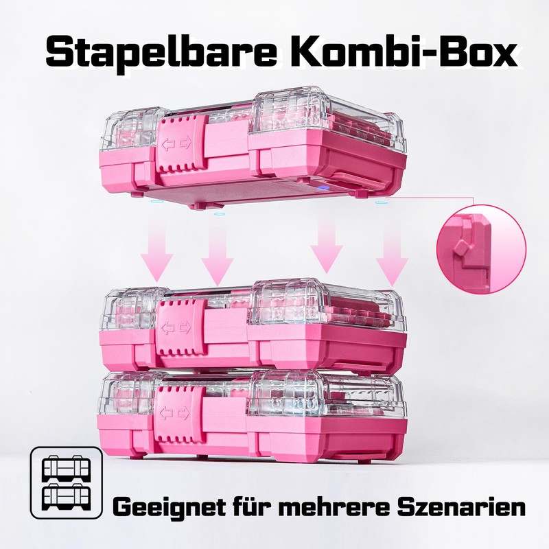 Geinxurn 48-Piece Screwdriver Bit Set Made of Impact-Resistant, S2 Steel,