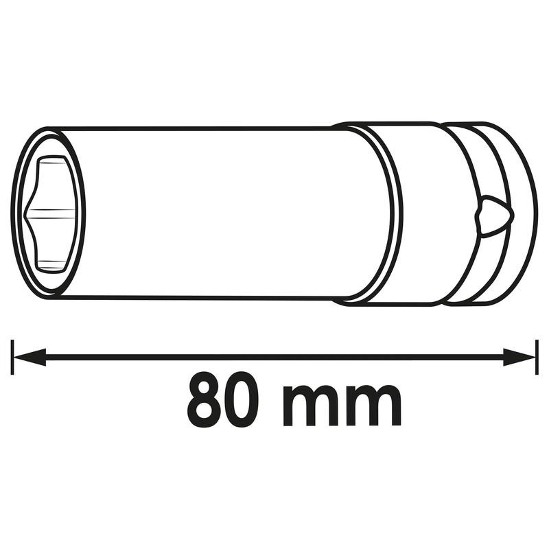 VIGOR Impact Wrench Socket Set - Number of Tools: 2