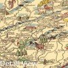 Historic Map - A map of The Appalachian Region, 1950