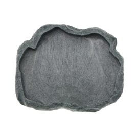 VGOL Reptiles Water Tray Tortoise Feeder Lizard Water Dish Resin Drinking Bowl for Tortoise Lizard Frog Terrapin Gecko Spider Scorpion Size M