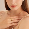 C.Paravano Gold-plated women's rings, adjustable open statement rings for women,