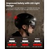 ILM Smart Adult Bike Helmet with Automatic G-Sensor Turn Signal